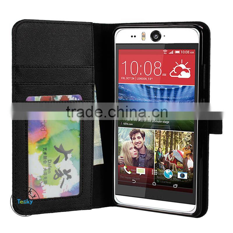 Fancy Cover Case For HTC Desire Eye Flip Cover ( Black )