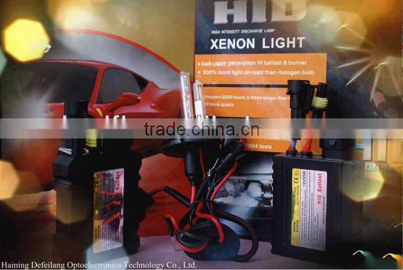 Defeilang VIP HID Xenon Lamp H13 ballasts 35W 55W 75W 3000k 4300k 6000k 8000k 10000k 12000k 15000k 30000k