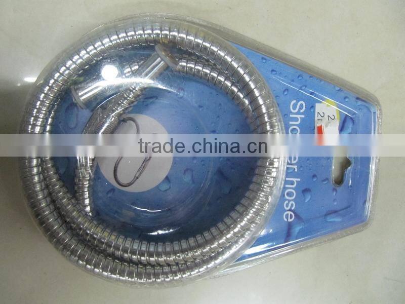 New design stainless steel flexible spring shower hose/flexible extension shower hose/High quality spring steel shower hose