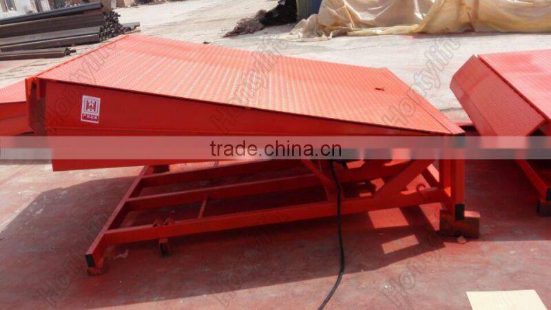 stationary heavy duty garage forklift dock leveler