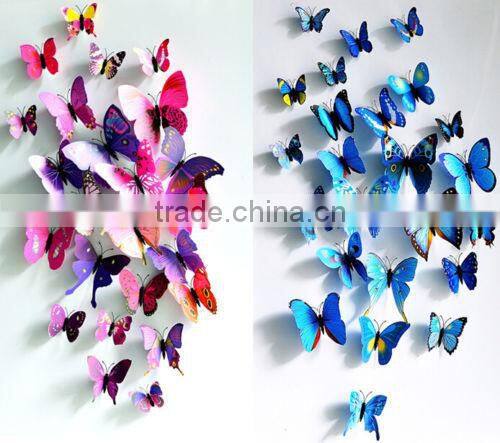 Adhesive 3d butterfly tattoo sticker dome stickers custom 3d dome sticker made in China