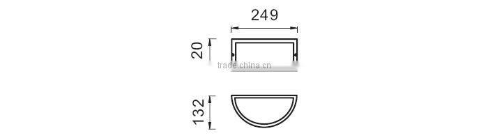 BONN garden outdoor purple fancy compound wall light