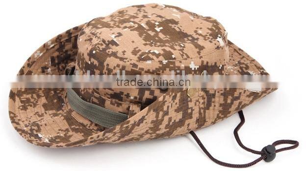 outdoor camping camouflage fishing hat cap