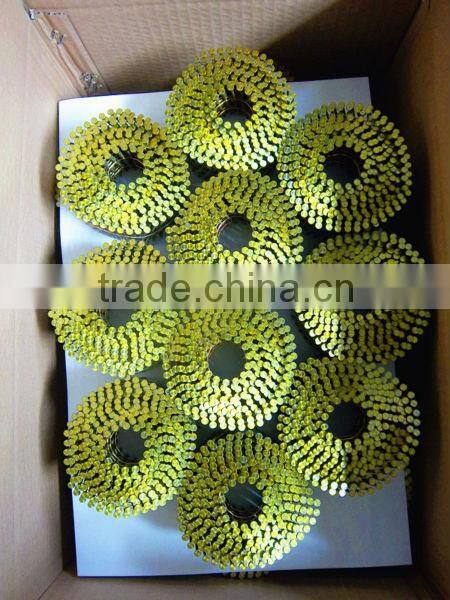 Hot Sale Screw Shank Wire Coil Nails Factory