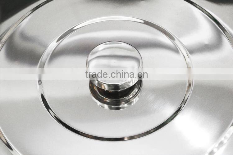 China Products large 555 stainless steel non stick glazed stew pots
