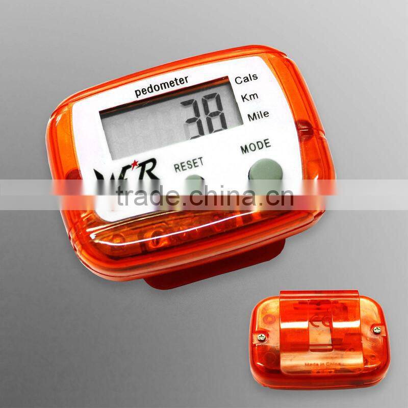 Multi Function LCD Pedometer Walking Step Calorie Distance Counter "We R Sports"