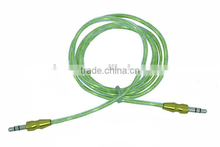 manufacture audio/DC3.5m to DC3.5mm transparent cable