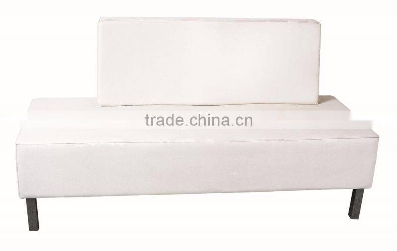 white comfortable essential waiting bench; gorgeous waiting bench