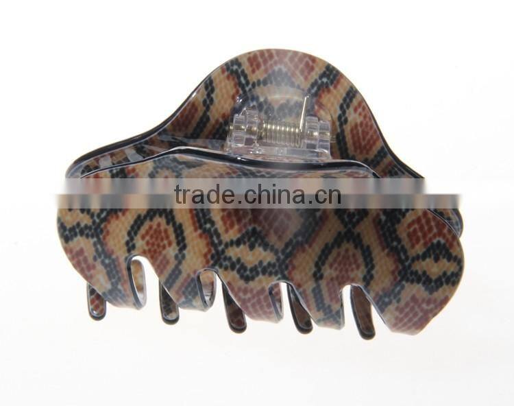 ladies fancy leopard vintage hair claw clips hair clips