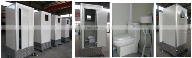 hot sale biodegradable landwasher mobile environmental container toilet with trailer