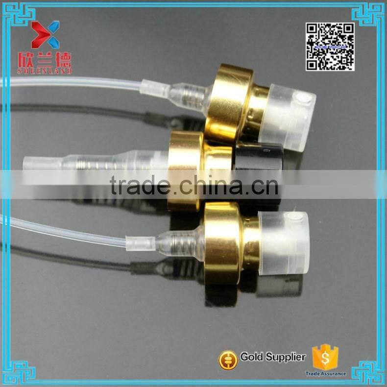 plastic and metal aluminum crimp sprayer pump cap wholeslae