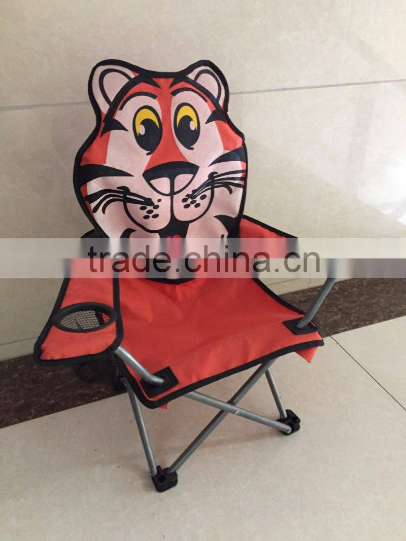 Animal cartoon picture printing folding kid's camping chair
