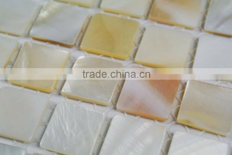 Natural white freshwater shell mosaic tile ,bathroom tile
