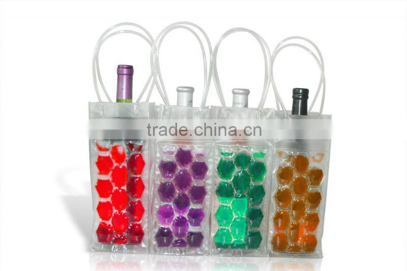 Ice Chiller Freezable Carrier for Wine Bottle