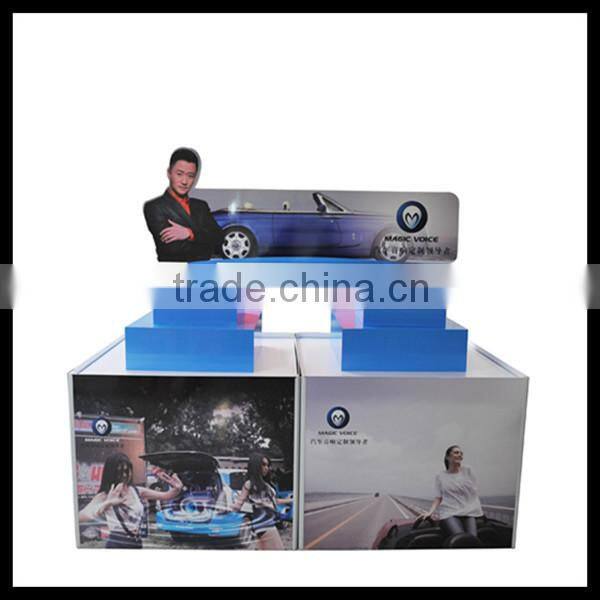 Supermarket Promotional Corrugated Cardboard Display or POP Up Display Stand/Promotional Cardboard Pallet Display Rack