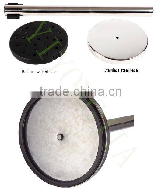 2m belt Public Safety Crowed Control Belt Barrier Stanchion Post