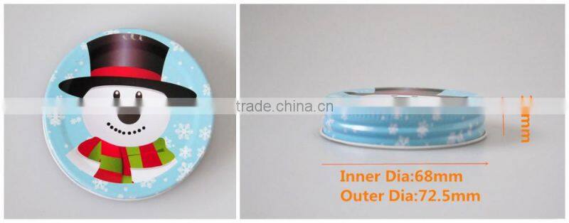 Canning Cartoon Metal Screw Cap