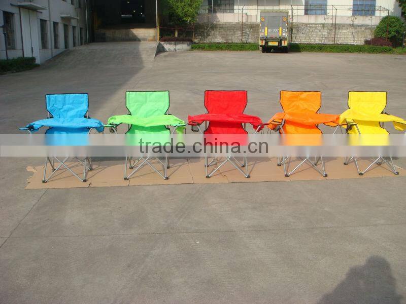 Handy Carry Ployester Outdoor Folding Chair With Drink Holder