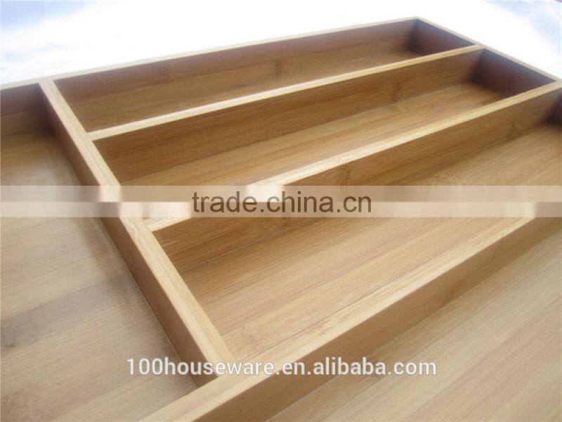 Bamboo Kitchen Drawer Organizer