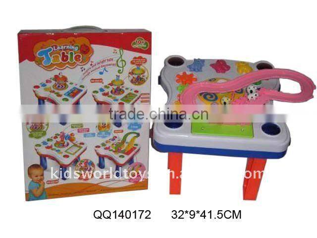 Baby learning table sound with music