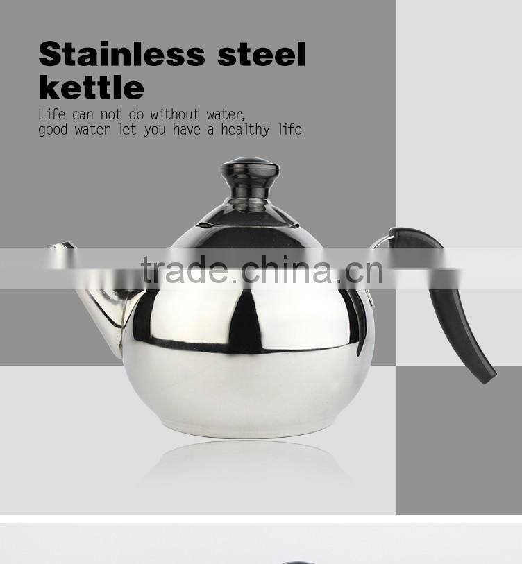 Premium Pour Over Coffee & Tea Stainless Steel Drip Pot with PP resist heat handle for Barista or Home Brewing
