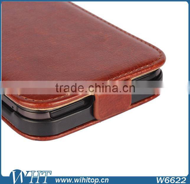 New Arrival Cell Phone Case Vertical Flip Cover for HTC One M9 Leather Case