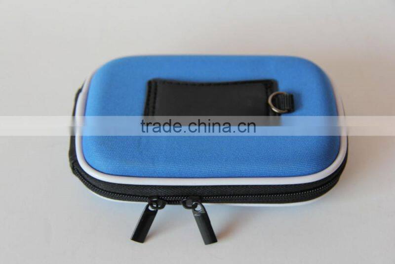 waterproof custom High elastic fabric shinning small EVA hard shell camera case