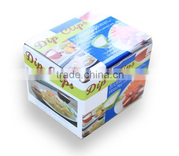 Seasoning Sauce dip bowl, cheap PP dip clip, potato chip clip