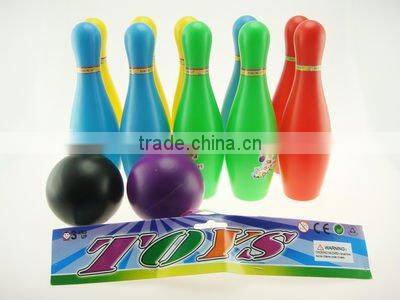 plastic toy bowling