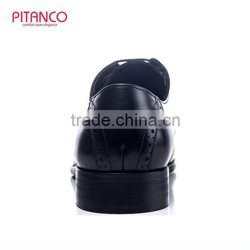 high quality cheap price office men dress black shoes lace-up shoes