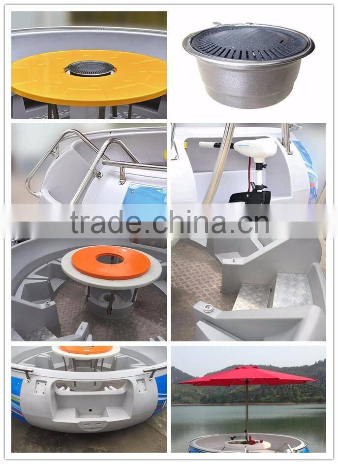 HEITRO highest quality BBQ donut boat (10 persons type)