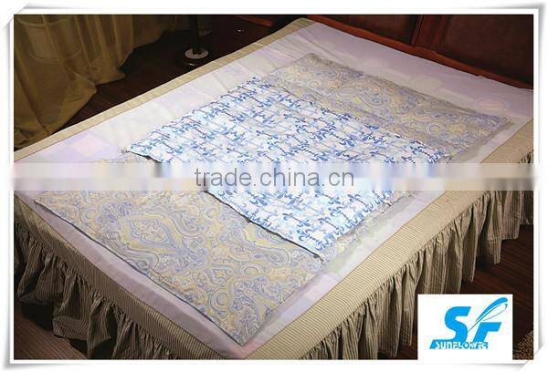 OEM customize printed cotton goose down feather comforter/ micro fiber blanket quilt/patchwork quilt