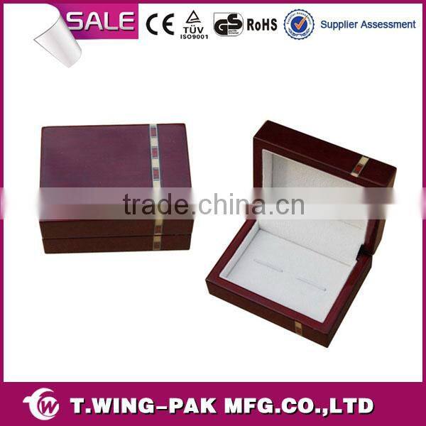 High quality and new fashion cufflink wooden box