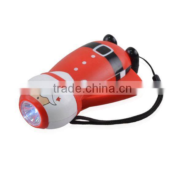 Animal 1 LED hand press flashlight