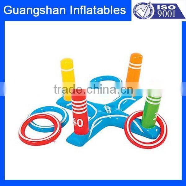 PVC funny inflatable bean bag toss water