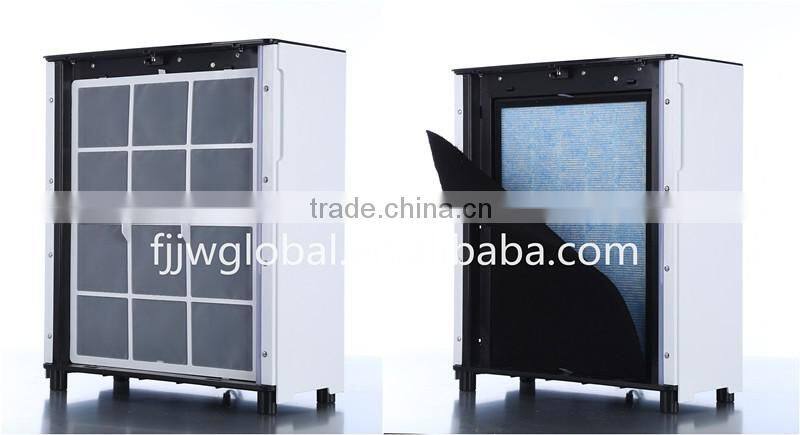 Dust sensor Home Air Purifier with ionizer HEPA filter Active Carbon for smoke office bedroom
