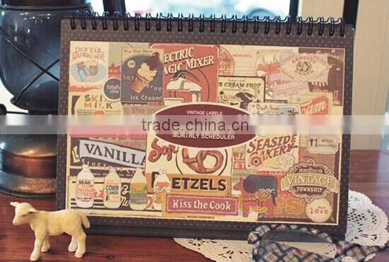 spiral desk calendar, cangnan