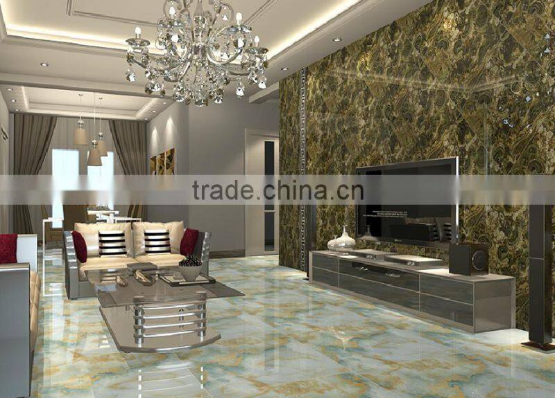 Hot Latest Italian Design Marble Look Glazed Porcelain Tile