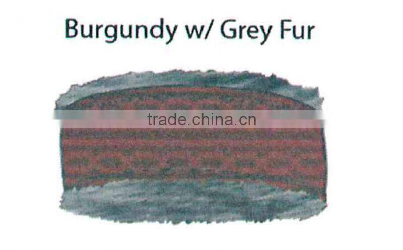 Fashion Winter promotional customized ribbed acrylic knitted headband collection with faux fur earmuff's