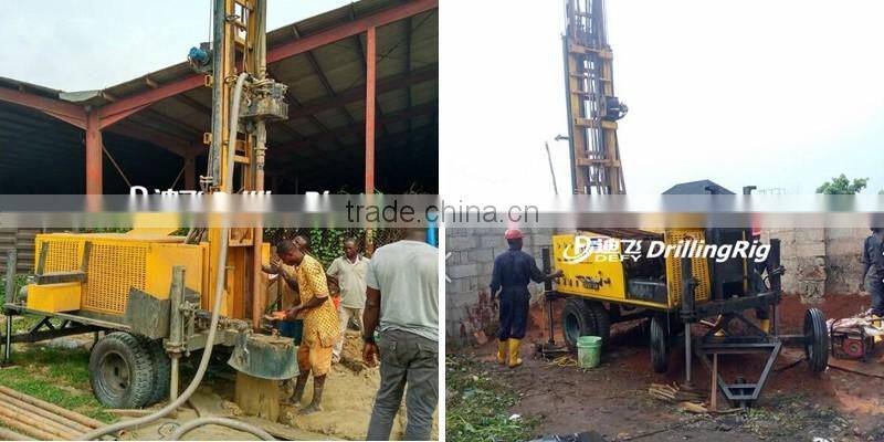 200m Dfq-200W China New Best Truck Mounted Used Bore Water Well Drillig Machine Price with Air Compressor