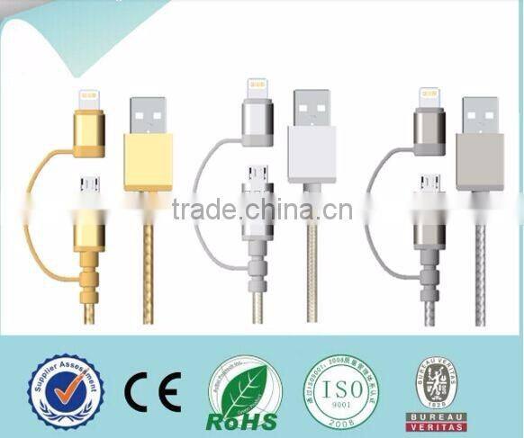 Newest Braided c48 mfi Usb Data Cable to USB AM PVC original mfi 8pin usb charge cable For iphone device