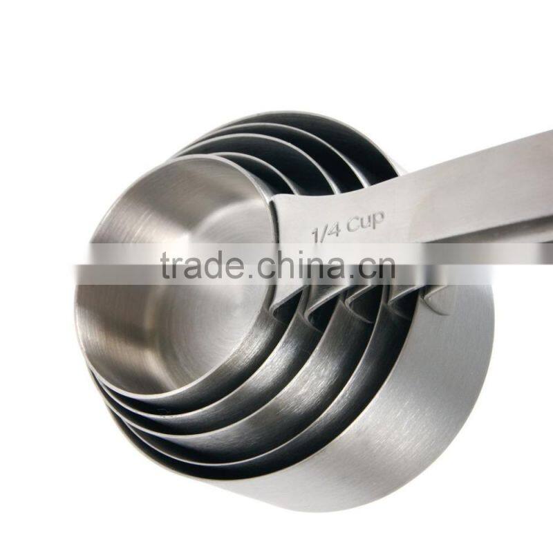 5 Pcs Set Stainless Steel Measuring Cup