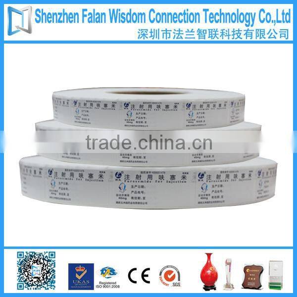 Custom 100% factory-directed quality paper pill Bottle Labels printing