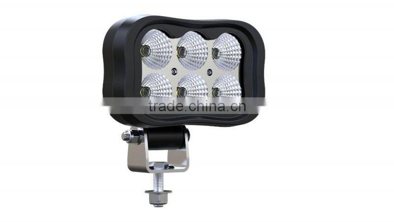 Factory direct offer Oledone 6" 30W rectangular agricultural machinery offroad truck tractor LED work lamp
