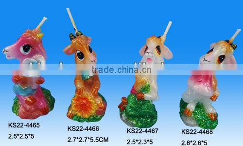 2015 new year Symbol decoration Chinese Zodiac sheep candle