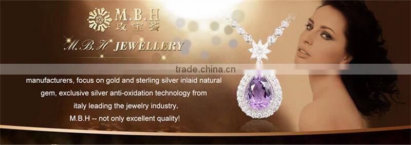 hot 925 silver 18K gold plated inlay blue topaz yellow citrine precious natural gemstone pendant necklace turkish silver jewelry