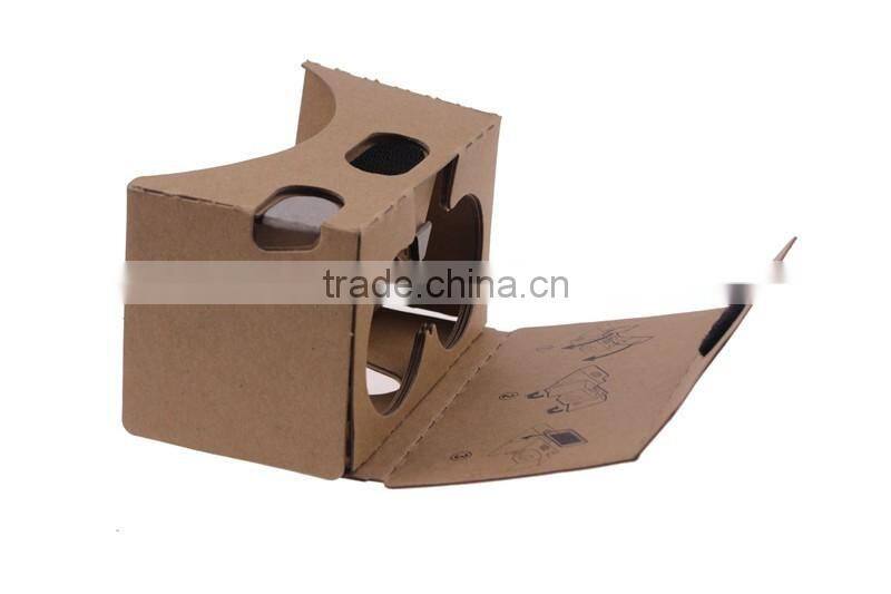 3D VR Glasses Google Cardboard 2.0 Paper 3D Product for 5" Smartphone