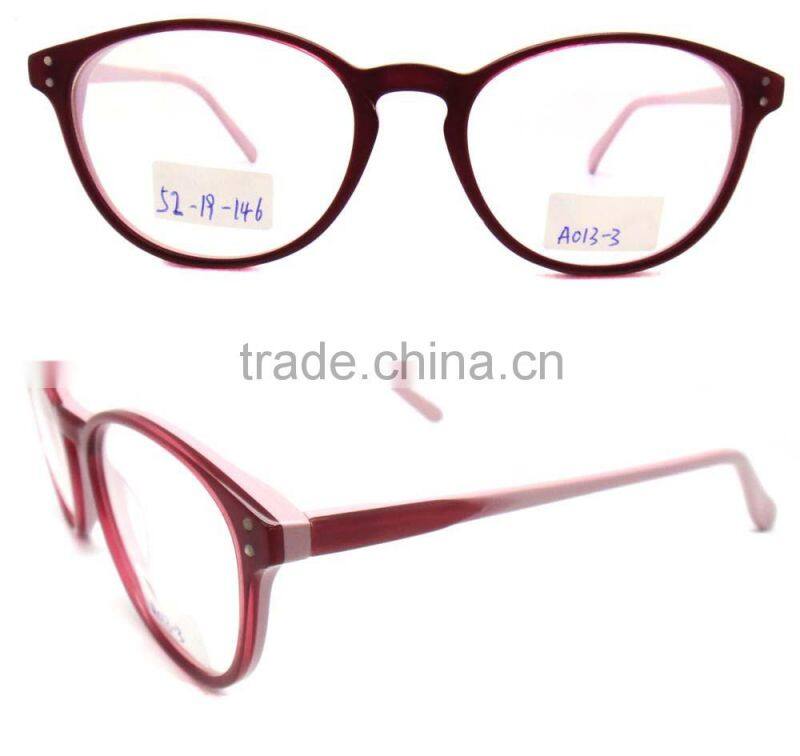 Factory directly provide fashion thin acetate optical glasses
