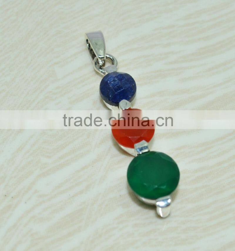 wholesale India 925 sterling silver Turquoise female pendant Jewelry