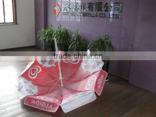 heat transfer print UV promotional high quality beach umbrella